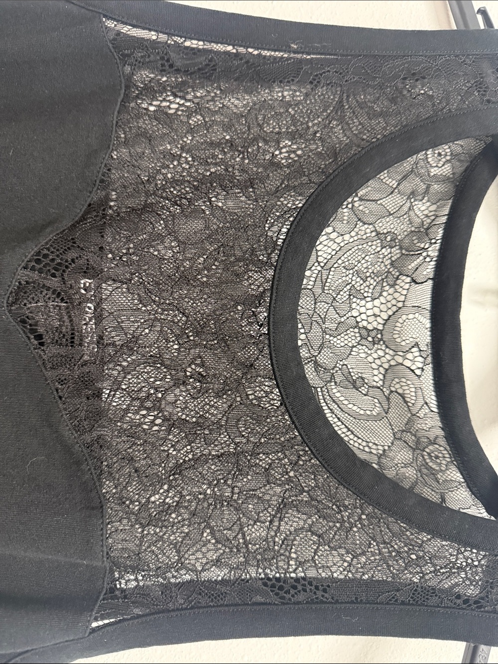 Express Black Lace top - Picture 3 of 4